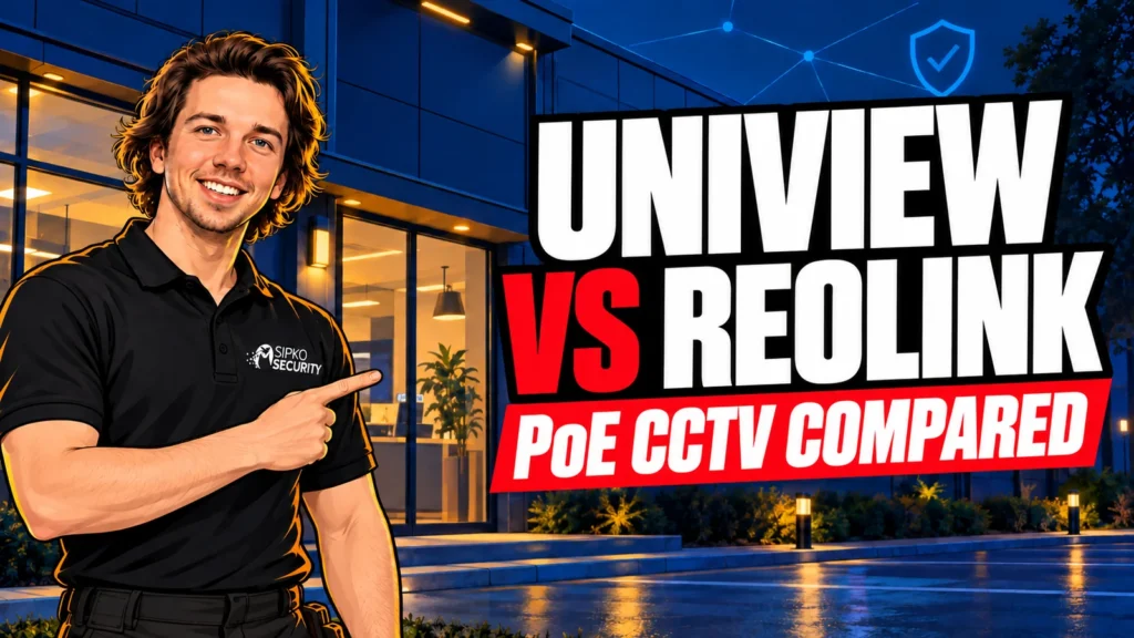 Uniview vs Reolink PoE CCTV comparison - SIPKO Security Uniview vs Reolink PoE CCTV systems comparison