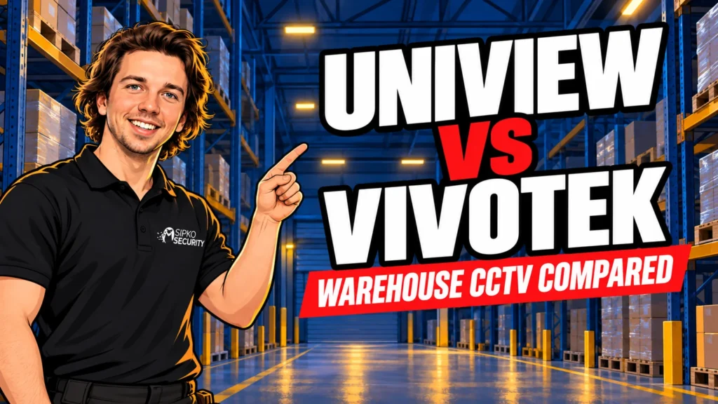 Uniview vs Vivotek warehouse CCTV comparison - SIPKO Security Uniview vs Vivotek warehouse CCTV systems comparison
