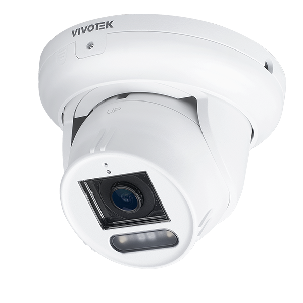 VIVOTEK IT9399-HVW 8MP Fixed Dual Light Active Deterrence AI Turret Camera