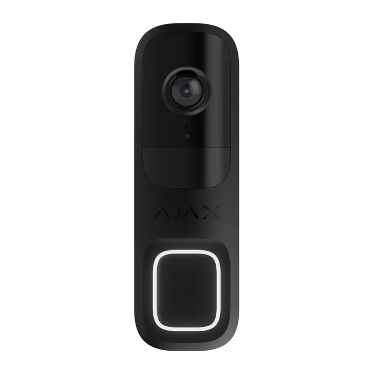 AJAX DoorBell video doorbell in black, front view
