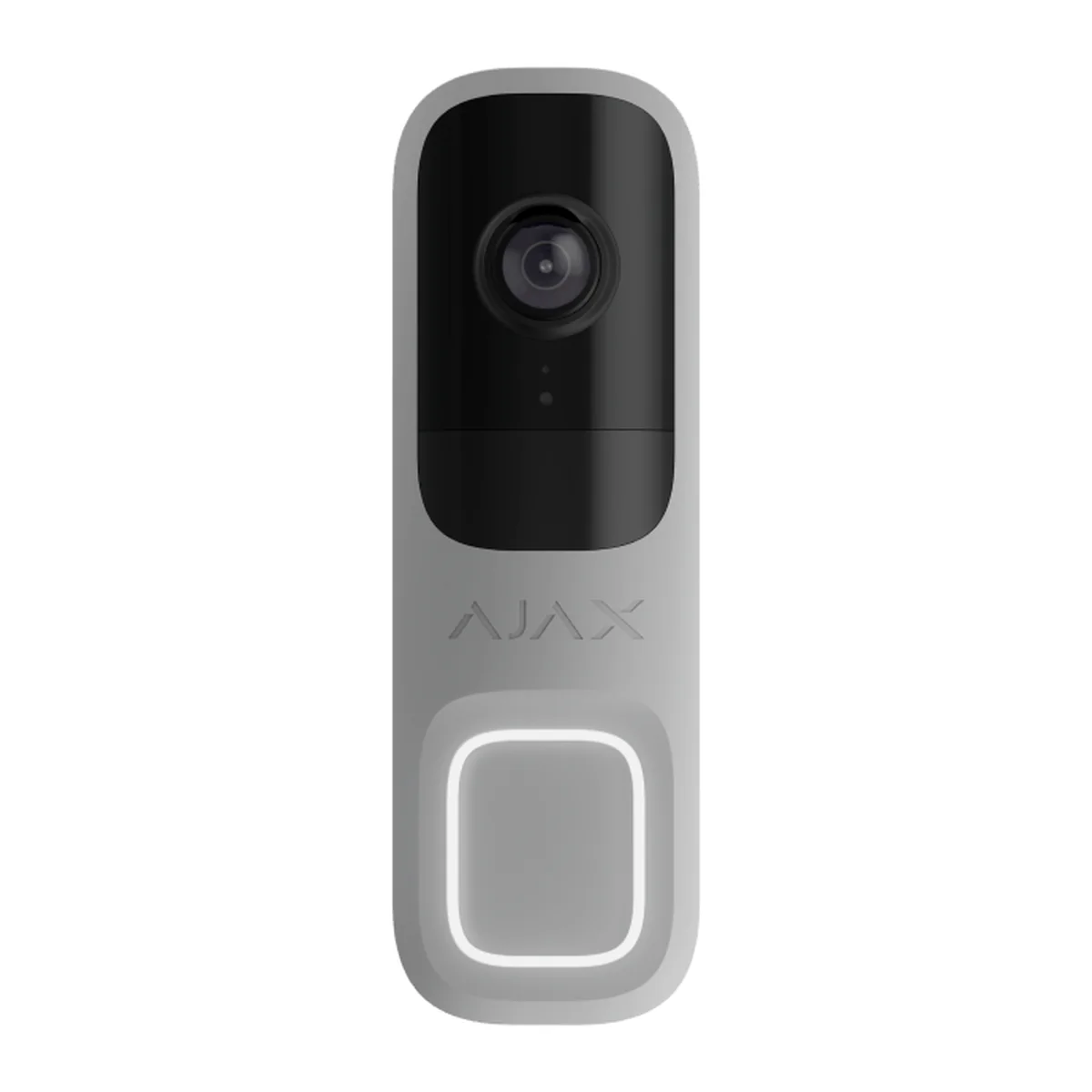 AJAX DoorBell video doorbell in grey, front view