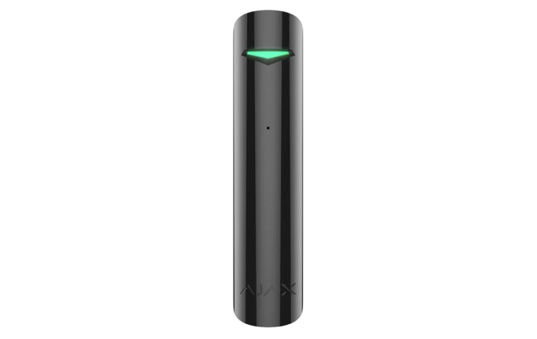 AJAX GlassProtect Jeweller glass break detector in black