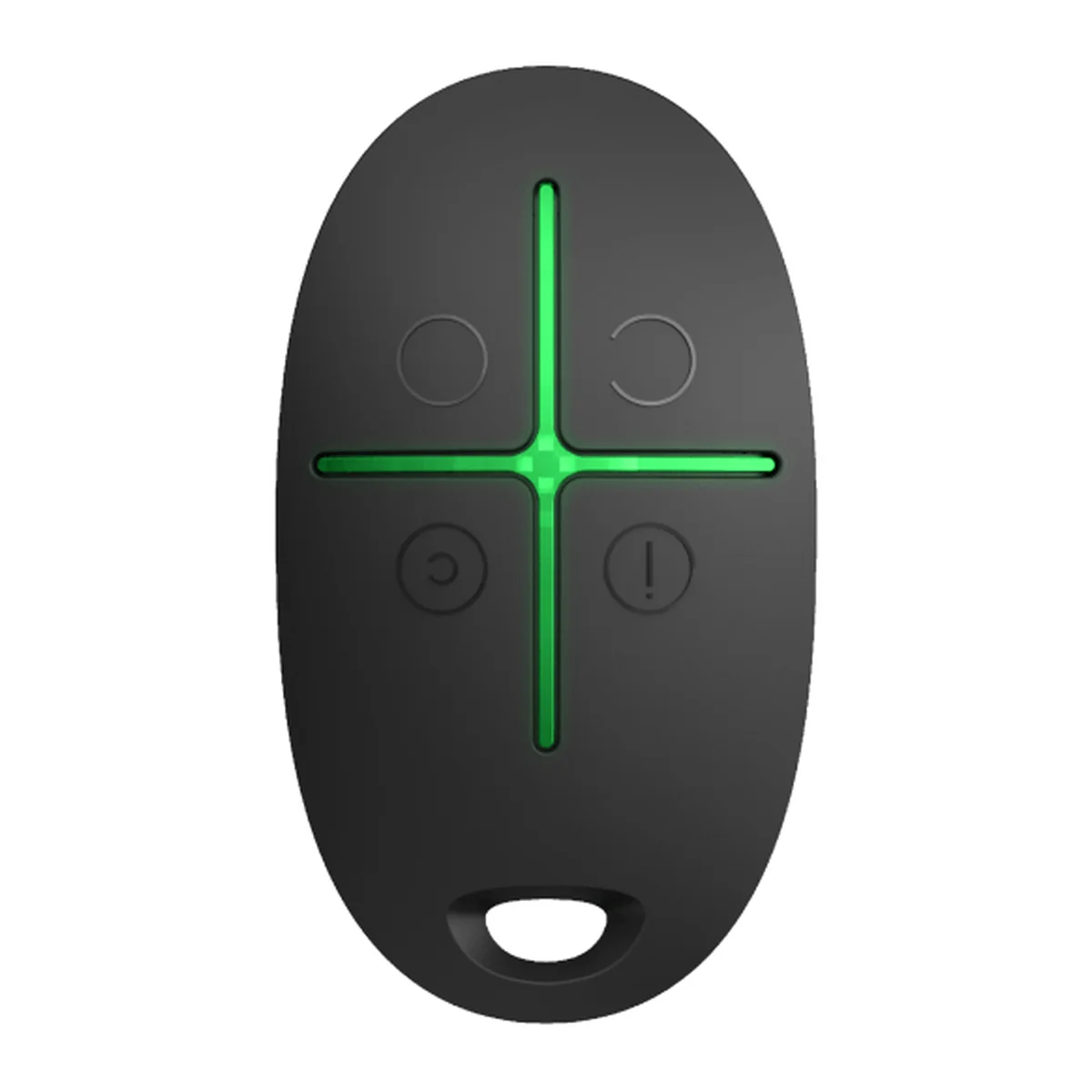 AJAX SpaceControl Jeweller key fob in black, front view