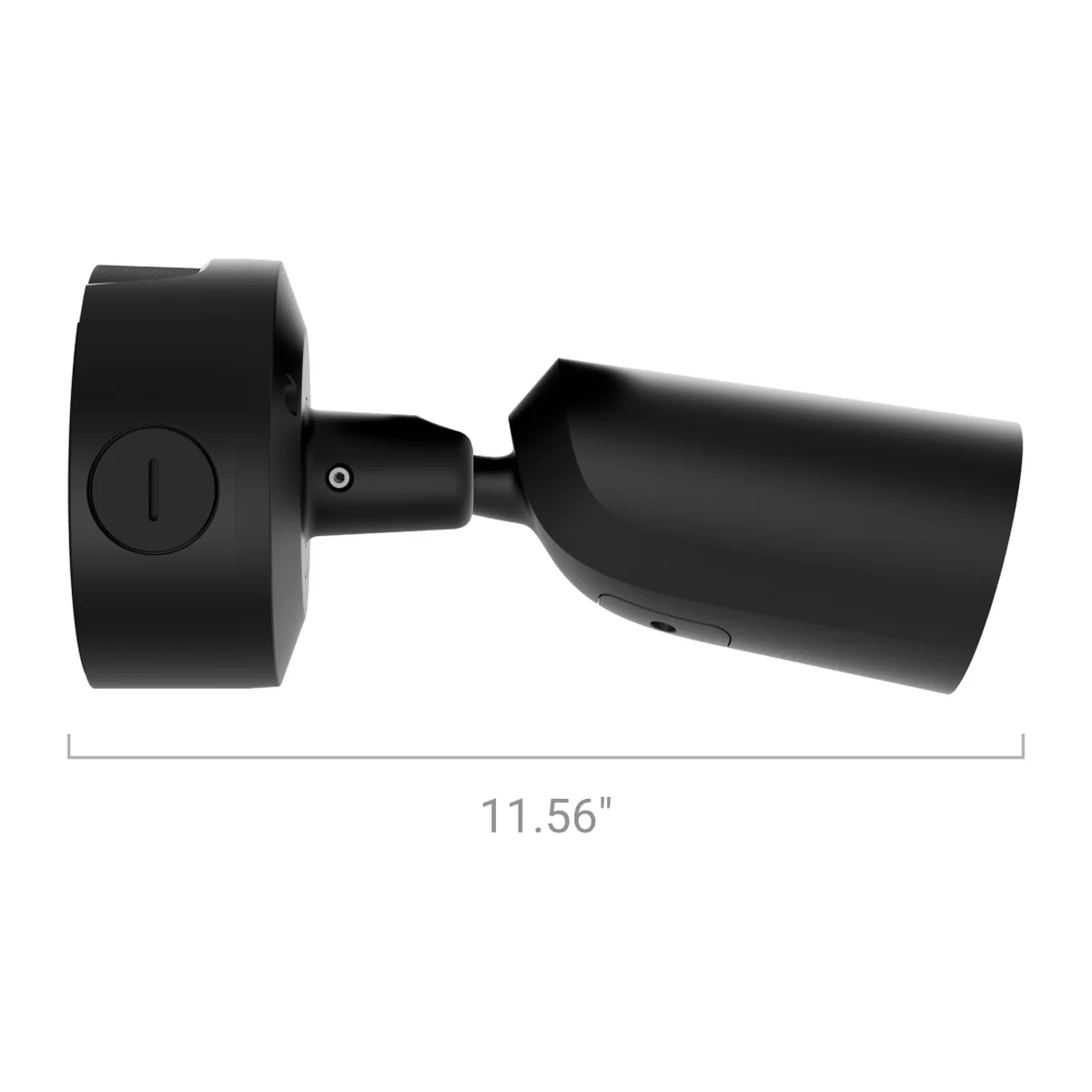 AJAX Superior BulletCam HLVF side view with size: 11.56 in (about 294 mm) long (black model shown)