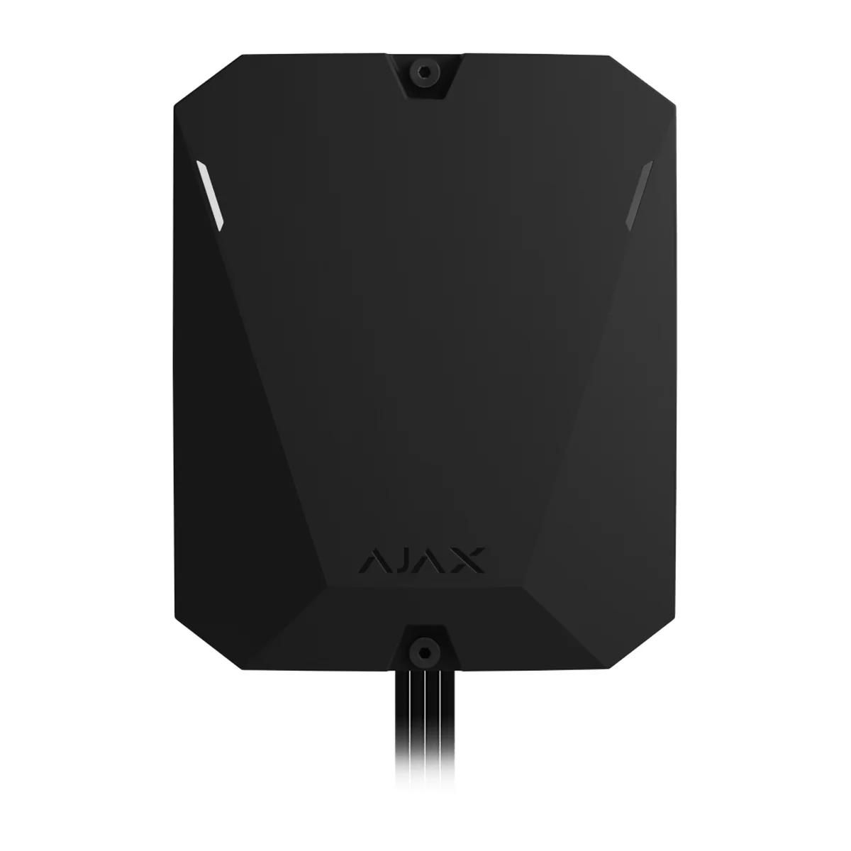 AJAX Superior Hub Hybrid (4G) control panel in black, front view