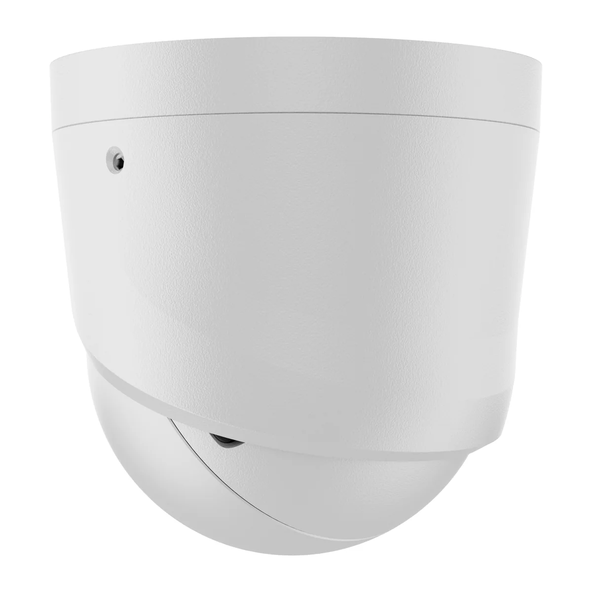 AJAX TurretCam 8 MP white turret camera, left rear view