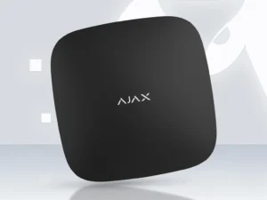 AJAX Hub 2 Plus Jeweller Black - Control Panel with 200 Devices, Wi-Fi and Photo Verification