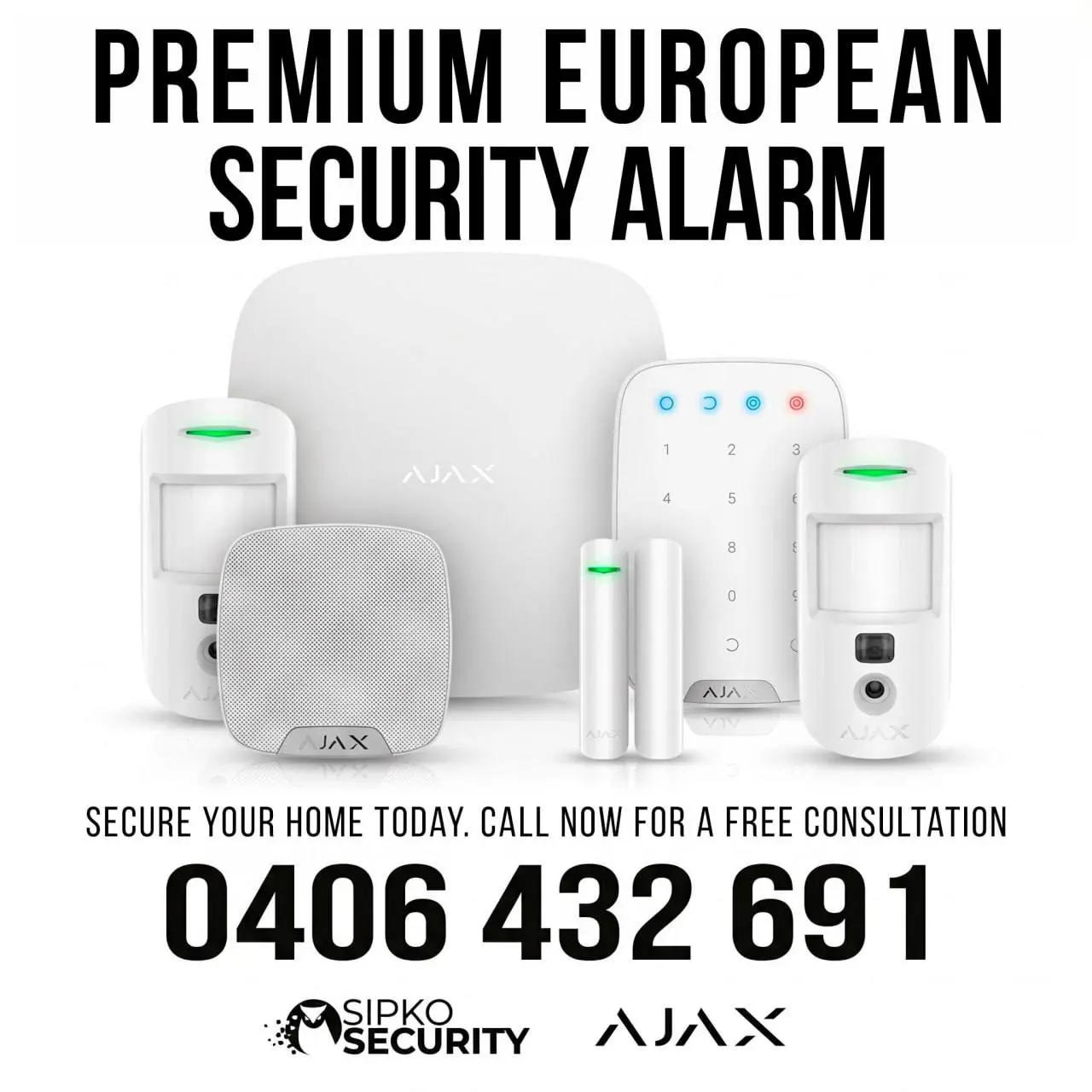 Ajax alarm system installation by SIPKO Security in Melbourne
