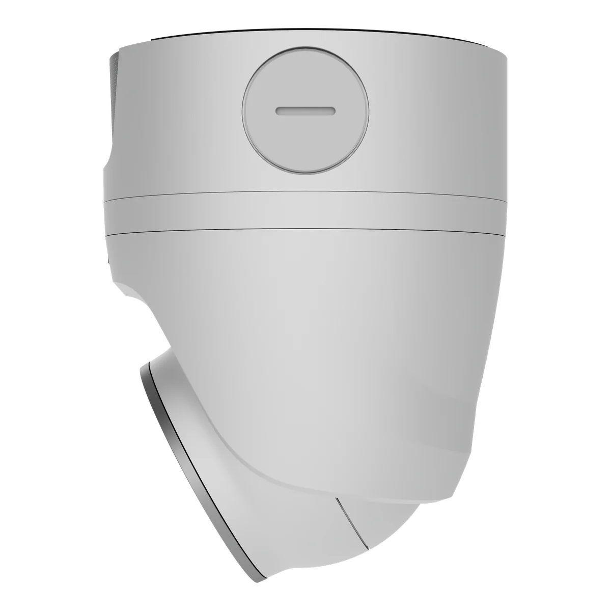 AJAX Superior TurretCam HLVF 4MP white turret camera, side view
