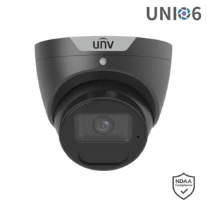 UNV IPC3616SS-ADF28K-I1-BK 6MP LightHunter Fixed IR Turret Network Camera, Black